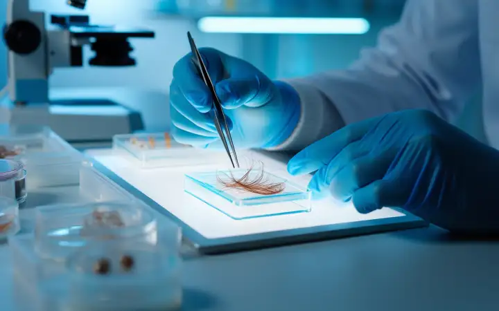 Образцы волос.