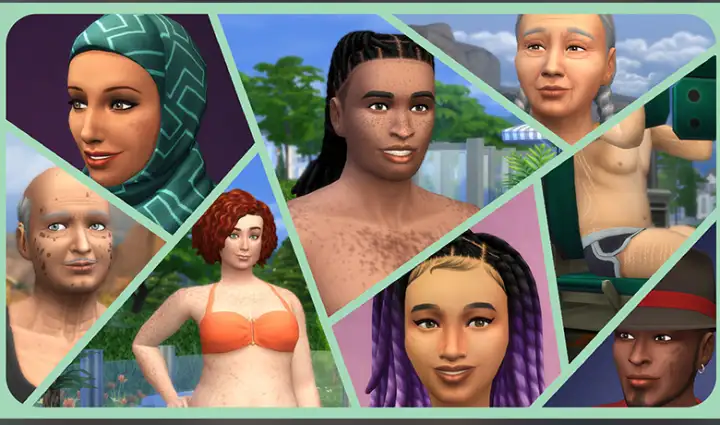 Также в игре появились морщины и прочие особенности кожи.