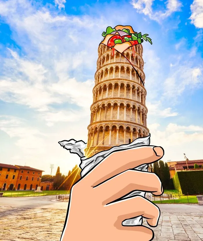 Пизанская шаурма.