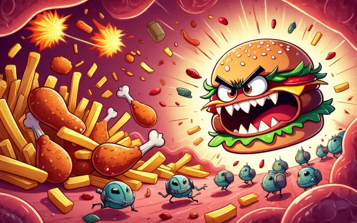 Жирная пища и иммунные клетки кишечника.