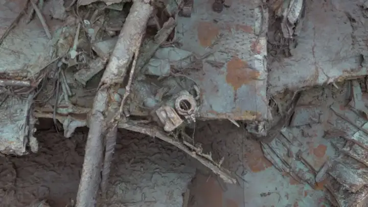 Круглый клапан находится в открытом положении.