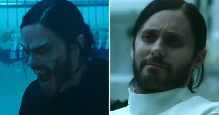 Джаред Лето - вампир в фильме «Морбиус» (2022).