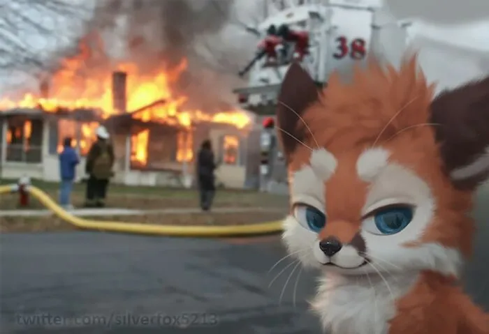 Лисенок-катастрофа.