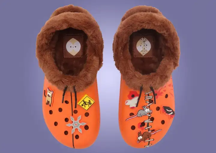 Crocs с Кенни - вид сверху.
