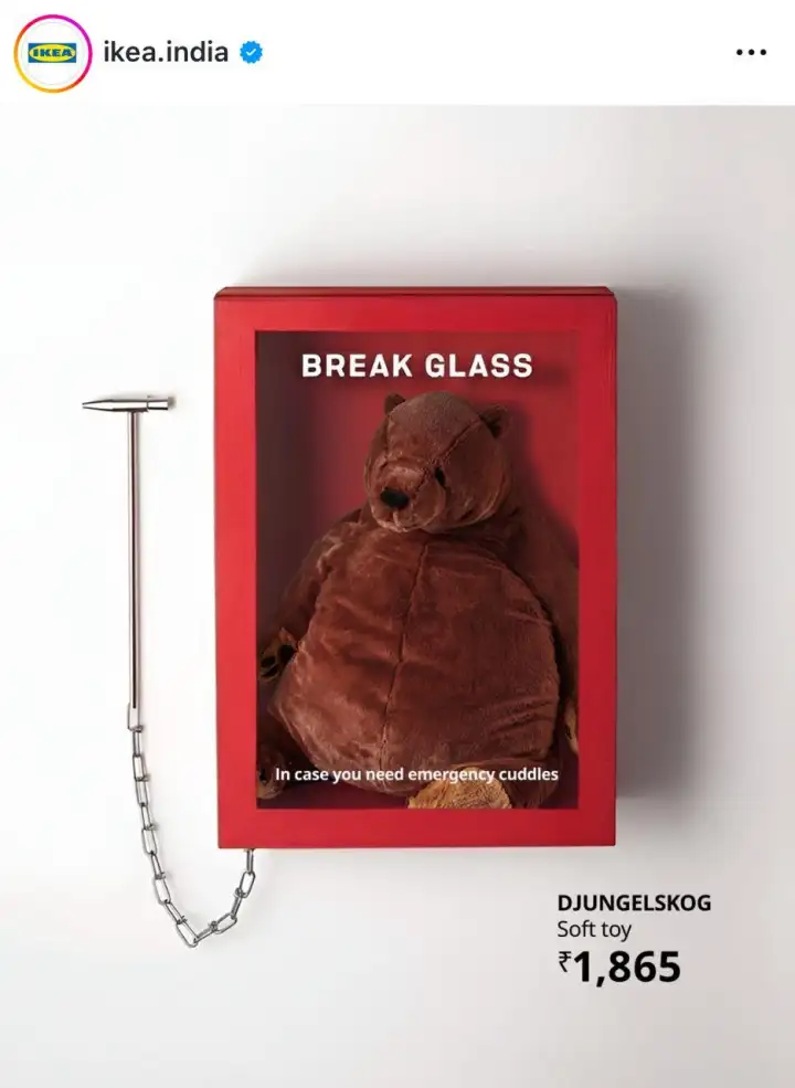 Игрушка от IKEA, которая спасёт в случае экстренной потребности в обнимашках.