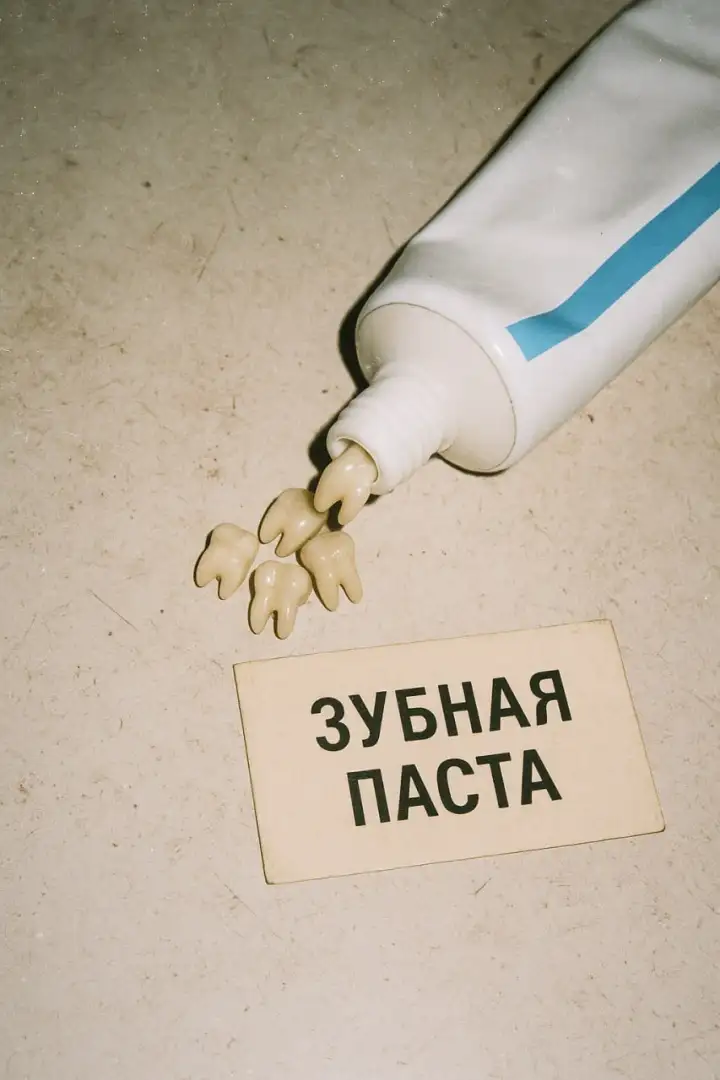 Зубная паста.