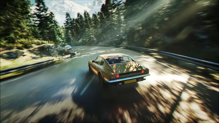 В игре будет динамичная езда на автомобиле.