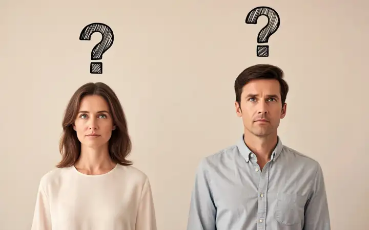 Женщина и мужчина.