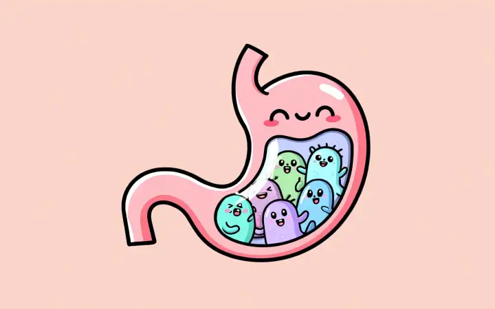 Бактерии в кишечнике.