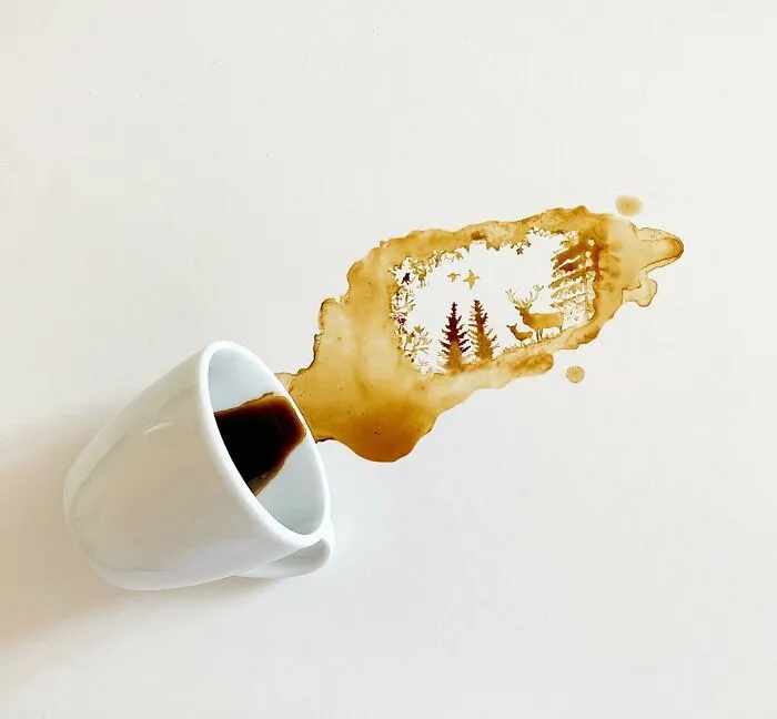 Кусочек леса.