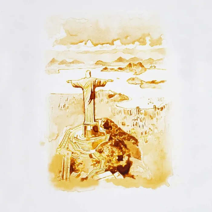 Статуя Христа-Искупителя в Рио-де-Жанейро, Бразилия.