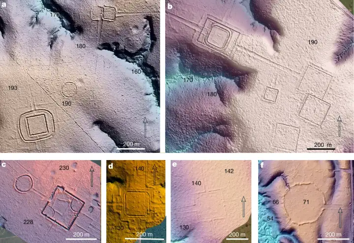 LiDAR-визуализация древних земляных сооружений в амазонской низменности Боливии