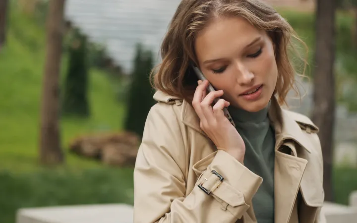 Разговор по телефону.