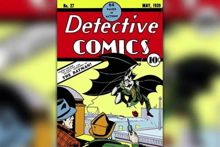 Обложка комикса, 1939 год. 