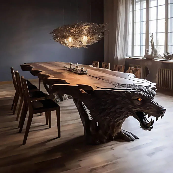 Роскошная столовая.