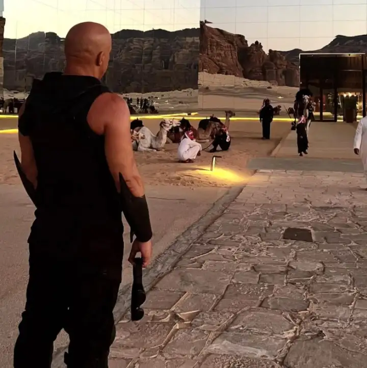 Кадр со съемочной площадки.