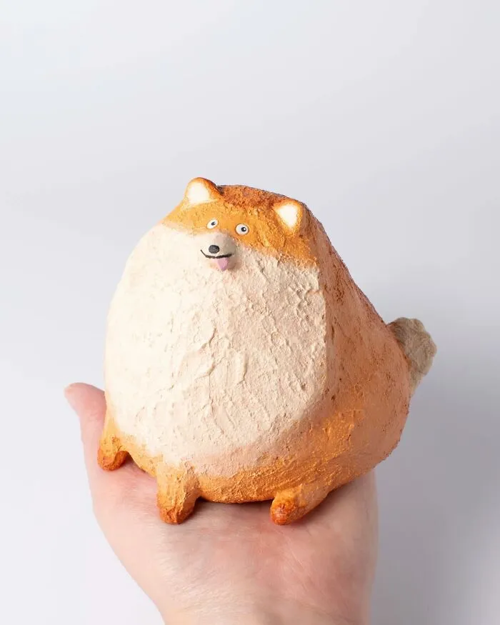 Пухлый песик.