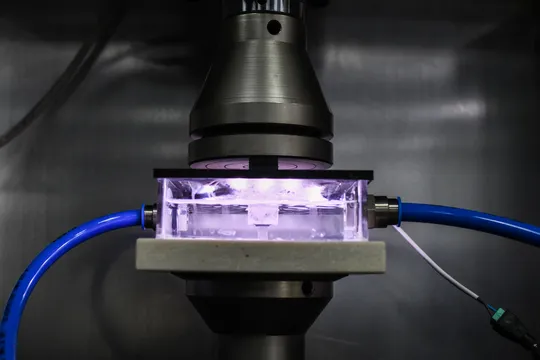 Циклические испытания образца.