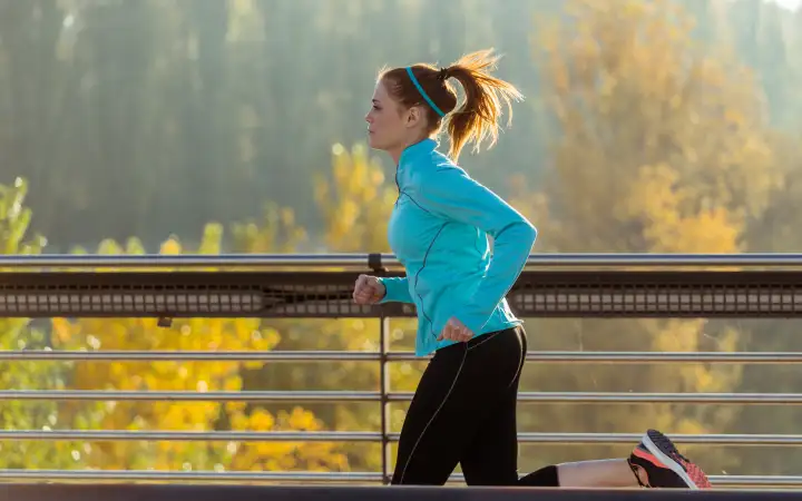 Утренняя пробежка.