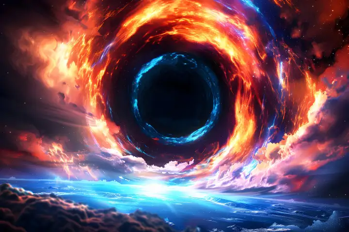 Пользователи интернета сочли, что катастрофа произойдёт из-за чёрной дыры.